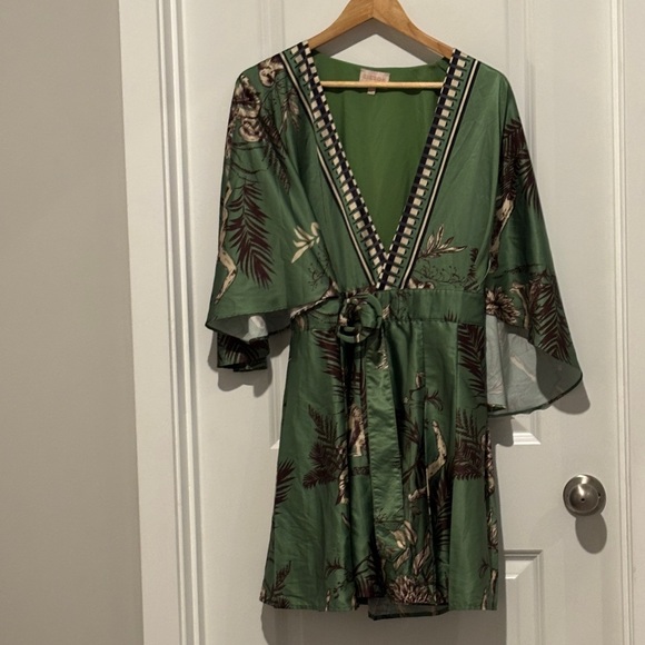 Ciebon Avaele Belted Long Sleeve Wrap Dress - Picture 5 of 15